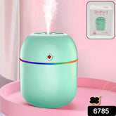 Portable Mini USB Humidifier with Light, Cool Mist & Essential Oil Diffuser (250ML)